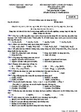 Đề khảo sát chất lượng Lớp 9 (Lần 2) môn Hóa học - Mã đề 182 - Năm học 2019-2020 - Phòng giáo dục và đào tạo Cẩm Giàng